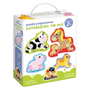 Bright Junior Media Puzzle progresywne Zwierzątka na wsi 2+ - Puzzle - miniaturka - grafika 2