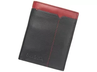 Pierre Cardin, Portfel skórzany męski, czarny, TILAK14 326 - Portfele - miniaturka - grafika 1
