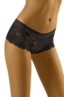 Majtki damskie - Wol-Bar Fibi czarny S Majtki szorty - miniaturka - grafika 1