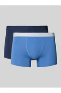 Majtki damskie - Obcisłe bokserki z elastycznym paskiem z logo w zestawie 2 szt - Hanro - miniaturka - grafika 1