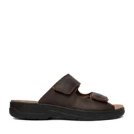 Klapki i japonki męskie - Klapki Rieker CEO-20390-24 Brązowy - miniaturka - grafika 1