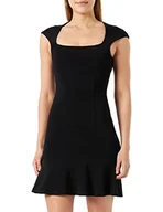 Sukienki - Pinko Damska sukienka z neoprenu Active Fluid na co dzień, Z99_czarna limuzyna, 42 - miniaturka - grafika 1