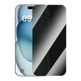 Szkło hartowane prywatyzujące Baseus Superior dla iPhone 15 + 2x zestaw czyszczący i EasyStick (przeźroczysty) - Akcesoria do smartwatchy - miniaturka - grafika 1