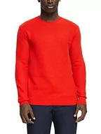 Swetry męskie - ESPRIT Sweter męski, 630/Czerwony., S - miniaturka - grafika 1