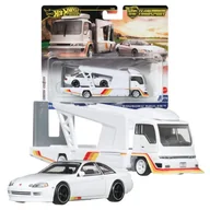 Samochody i pojazdy dla dzieci - Hot Wheels Premium Car Culture Transport Zestaw 2 Pojazdów Autka Samochodziki Toyota Soarer & Kousoku Hauler #79 - miniaturka - grafika 1