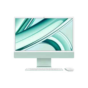 Apple iMac 24" 4,5K Retina M3 8-core CPU + 10-core GPU / 8GB / 256GB SSD / Gigabit Ethernet / Zielony (Green) - Zestawy komputerowe - miniaturka - grafika 2