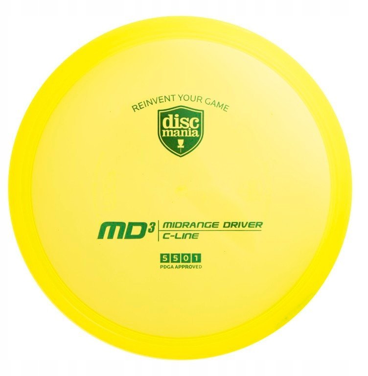 Discgolf DISCMANIA Midrange Driver C-LINE MD3 Yellow 5/6/0/0