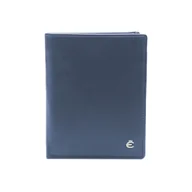 Portfele - Skórzany portfel Esquire Harry RFID Wallet High z klapką granatowy ciemnoniebieski - miniaturka - grafika 1