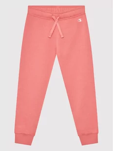 Champion Spodnie dresowe Logo Stretch 404451 Różowy Regular Fit - Odzież sportowa dziecięca - miniaturka - grafika 1