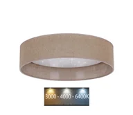 Lampy sufitowe - Brilagi - LED Plafon VELVET STAR LED/24W/230V śr. 40 cm beżowy - miniaturka - grafika 1