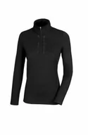 Koszulki jeździeckie - Pikeur Bluzka damska ZIP SHIRT 4276 SPORTS - black - miniaturka - grafika 1