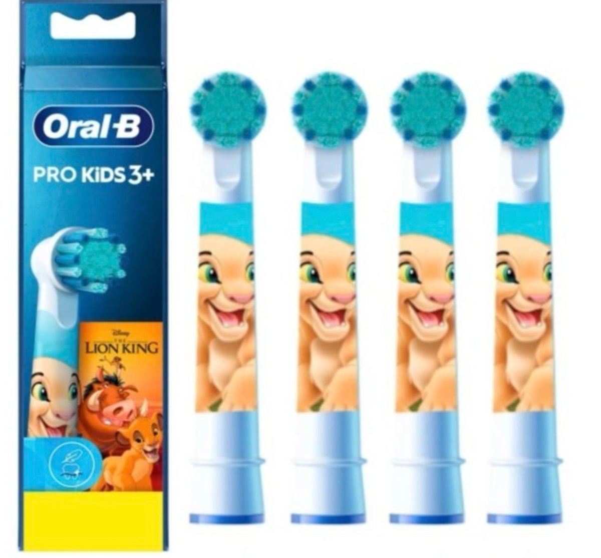 Końcówki do Szczoteczek dla Dzieci Oral-B Król Lew 4szt.