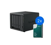 Pozostałe akcesoria sieciowe - Synology DS425+ /4T 4-zatokowy serwer NAS w zestawie z dyskami o łącznej pojemności 4TB, Tower - miniaturka - grafika 1