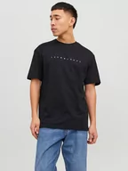 Koszulki męskie - Jack & Jones Koszulka w kolorze czarnym - miniaturka - grafika 1