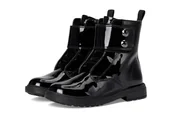 Botki damskie - Geox Dziewczęce botki J Eclair E, Czarny, 1 UK - miniaturka - grafika 1