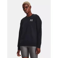 Bluzy damskie - Bluza fitness damska UNDER ARMOUR Essential Fleece Crew - miniaturka - grafika 1
