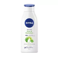 Balsamy i kremy do ciała - Nivea Nawilżający Balsam do ciała z aloesem 400.0 ml - miniaturka - grafika 1