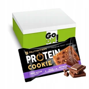 Go On Nutrition Ciastko Proteinowe Brownie 50g - zestaw 18 sztuk - Zdrowa żywność - miniaturka - grafika 1