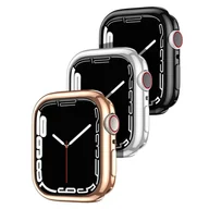 Akcesoria do smartwatchy - Dux Ducis Samo etui do Watch 6 44mm / Watch 5 44mm / Watch 4 44mm / Watch SE 44mm elastyczny pokrowiec na zegarek srebrny - miniaturka - grafika 1