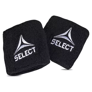 Opaska frotka na nadgarstek Select black 2szt - Tenis ziemny - miniaturka - grafika 1