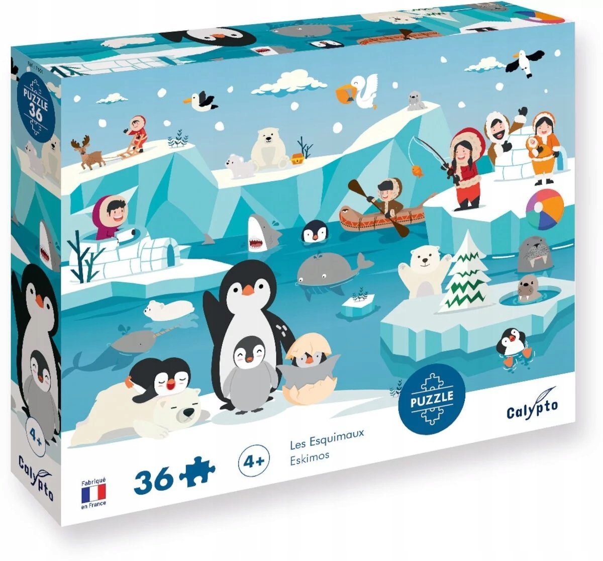 Puzzle 36 elementów Eskimosi Calypto