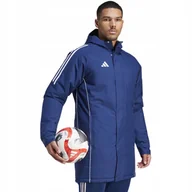 Kurtki męskie - Kurtka męska adidas Tiro 24 Stadium Parka niebieska IR9495 M - miniaturka - grafika 1