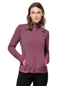 Kurtki damskie - Jack Wolfskin Damska Kurtka Polarowa Peak Grid Fleece W - miniaturka - grafika 1