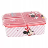 Lunch boxy - Myszka Minnie, Różowa śniadaniówka, Trzykomorowa Box - miniaturka - grafika 1