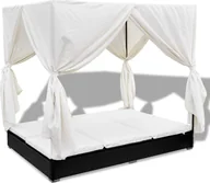 Leżaki ogrodowe - Elior Dwuosobowy leżak ogrodowy z baldachimem - Pelargo - miniaturka - grafika 1