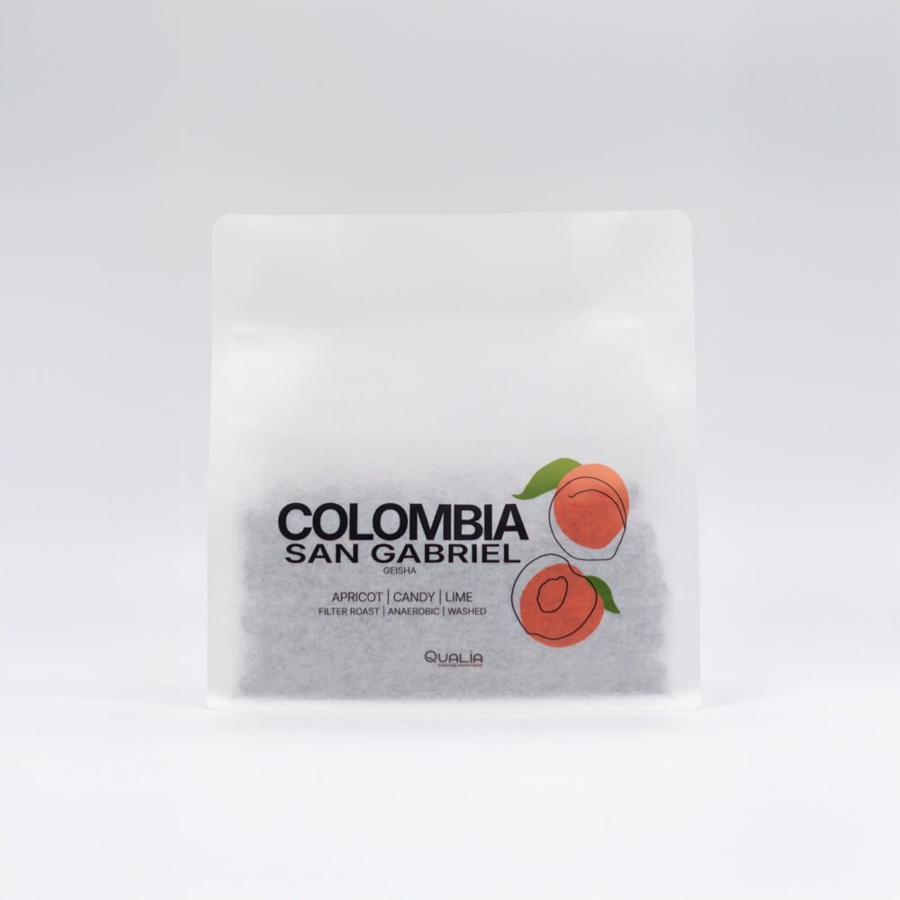 Kawa ziarnista Qualia Kolumbia San Gabriel Geisha Filtr 200 g