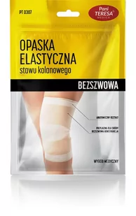 Pani Teresa opaska elastyczna stawu kolanowego - bezszwowa PT0307 rozmiar: L - Ortezy, stabilizatory i opaski elastyczne - miniaturka - grafika 1