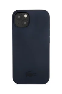 Lacoste etui na telefon iPhone 13 6,1" LCHCP13MSV granatowy - Etui i futerały do telefonów - miniaturka - grafika 1