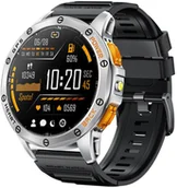 Smartwatch - GlacierX Deca Silver GX-DS67 Czarny - miniaturka - grafika 1