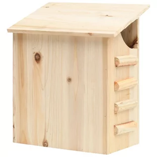 Karmniki dla ptaków - vidaXL Domek dla nietoperzy, lite drewno jodłowe, 30x20x38 cm vidaXL - grafika 1