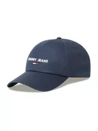 Czapki męskie - Tommy Jeans Czapka z daszkiem Tjm Sport Cap AM0AM10394 Granatowy - miniaturka - grafika 1