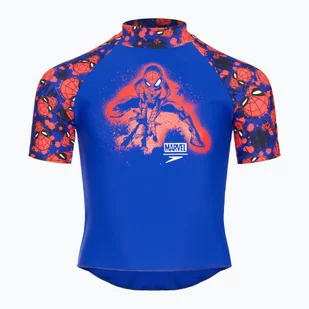 Koszulka do pływania dziecięca Speedo Spider-Man Sun Top - Stroje kąpielowe dla dziewczynek - miniaturka - grafika 1