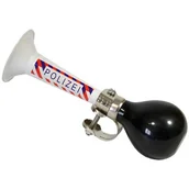 Dzwonki do roweru - DUNLOP Trąbka rowerowa DUNLOP Politie Biały - miniaturka - grafika 1