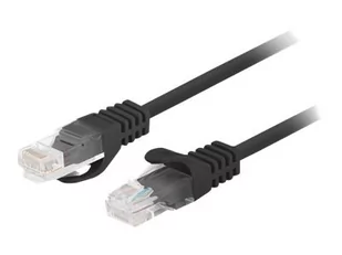 LANBERG Patchcord Cat.5e UTP 7.5m black - Kable miedziane - miniaturka - grafika 1