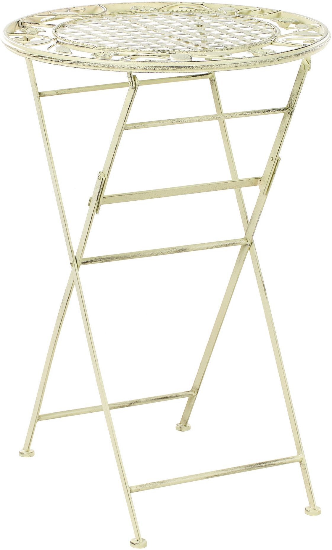 Stolik ogrodowy barowy BIVIO 60 cm 60 cm Metal Jasnozielony