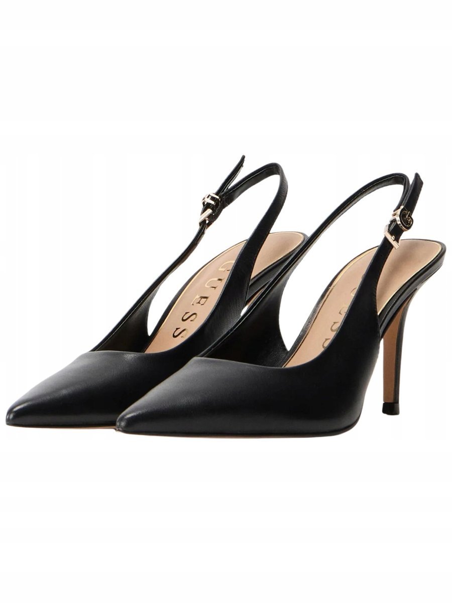 Szpilki damskie Guess FLFPLS LEA05 CZARNY - Shoes: 40