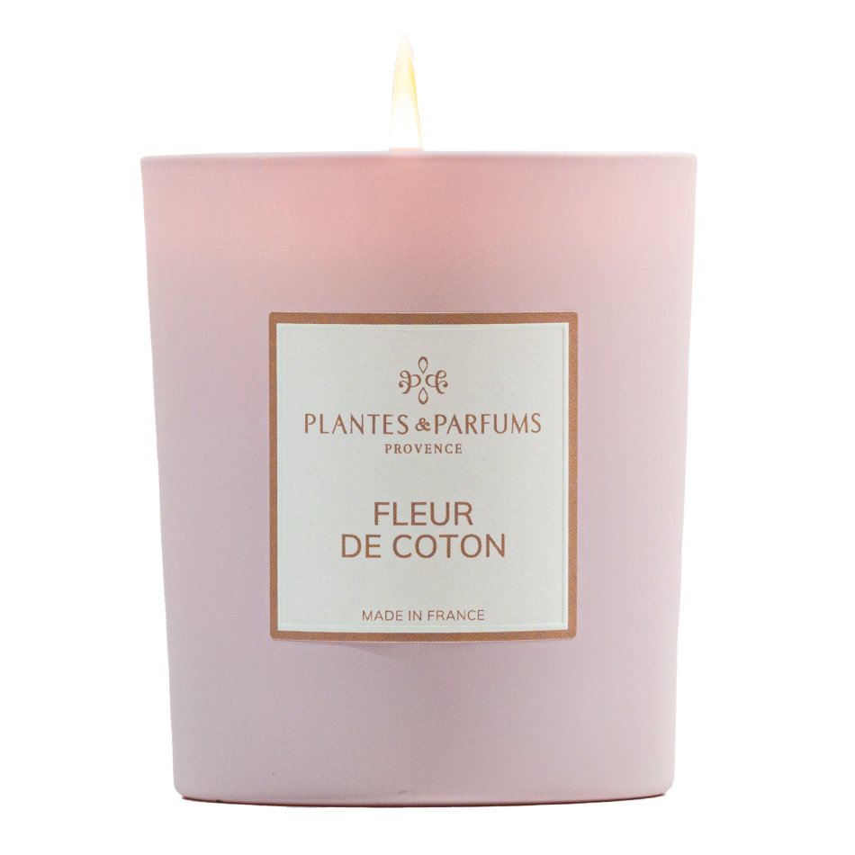 Świeca zapachowa roślinna 180 g Cotton Flower Plantes & Parfums