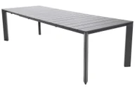 Stoły ogrodowe - Stół ogrodowy aluminiowy rozkładany Marsala 215+65 cm Grey - miniaturka - grafika 1