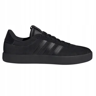 Buty męskie trampki sportowe adidas VL Court ID9184 zamszowe czarne 42 2/3 - Buty sportowe męskie - miniaturka - grafika 1