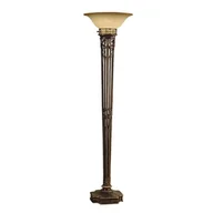 Lampy stojące - Elstead Lighting Opera 1Lt Torchiere FE/OPERA TCH Elstead Lampa podłogowa stylowa abażurowa FE/OPERA TCH) - miniaturka - grafika 1