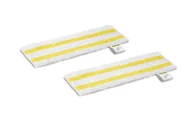 Miotły, szufle, mopy - Kärcher Universal floor cloth set EasyFix Ściereczka jednorazowa do mopa Biały, Żółty - miniaturka - grafika 1