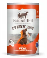 Mokra karma dla psów - NATURAL TRAIL Every Day Karma mokra dla psów bogata w cielęcinę 400g - miniaturka - grafika 1