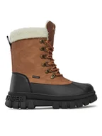 Buty dla chłopców - Tommy Hilfiger Trzewiki T3B5-33161-0814582 S Brązowy - miniaturka - grafika 1