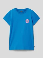 Koszulki dla dziewczynek - T-shirt z nadrukowanym motywem - miniaturka - grafika 1