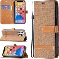 Etui i futerały do telefonów - Etui König Design kompatybilne z Apple iPhone 13 Pro Max ze sztucznej skóry - Brązowe etui na telefon komórkowy - miniaturka - grafika 1