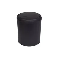 Kosze na śmieci - Kubełek 5 l matowy czarny - miniaturka - grafika 1